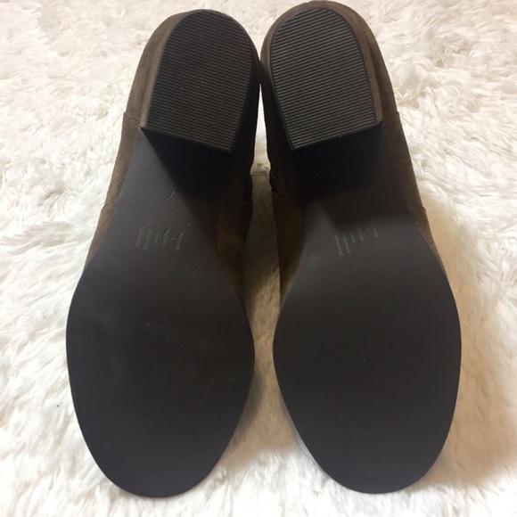 J. Jill Brown Suede Leather Ankle Boots Gee Waa - Picture 4 of 4